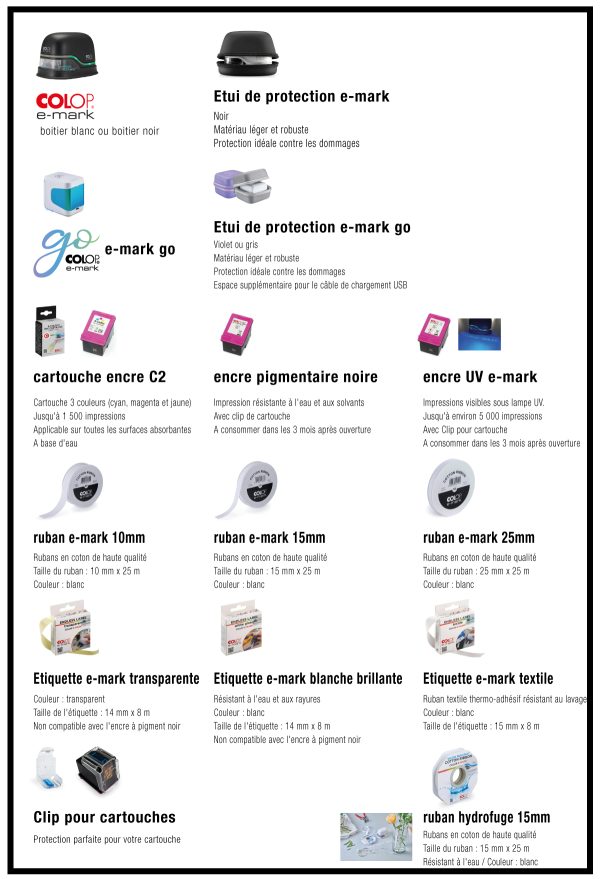 Accessoires - COLOP E-mark